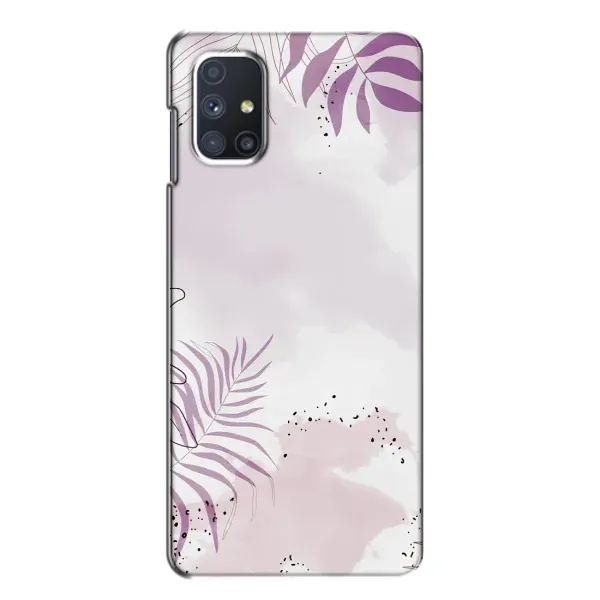Чохол з принтом «Фіолетове листя» для Samsung Galaxy M51