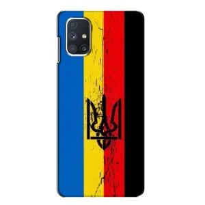Украинские Чехлы для Samsung Galaxy M51 с картинкой УПА (AlphaPrint) (Прапор УПА)
