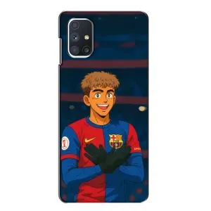 Чехол с футболистом Ламин Ямаль Samsung Galaxy M51 (Футболист Ямаль)