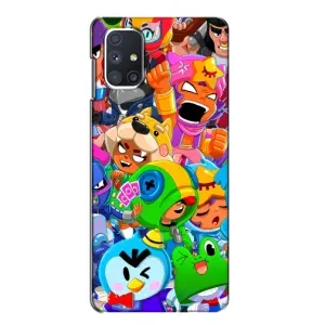 Чехол для Samsung Galaxy M51 Бравл Старс (VPrint) (Герої Бравл Старс)