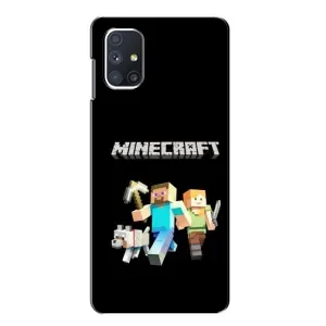 Чохол Майнкрафт на Samsung Galaxy M51 (AlphaPrint) Minecraft (герої Minecraft)