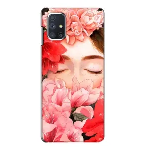 Чехлы (ART) Цветы на Samsung Galaxy M51 (VPrint) (Очі в квітах)