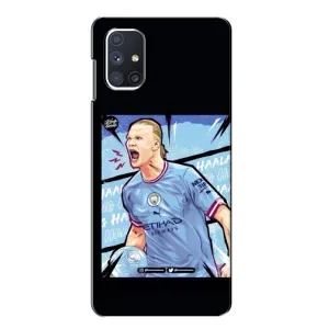 Чохли з футболістом Ерлінг Холанд для Samsung Galaxy M51 (AlphaPrint) (гол Ерлінг Холанд)