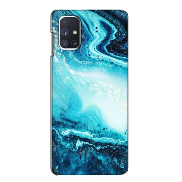 Чехол с принтом «Голубой мрамор» для Samsung Galaxy M51 Чехол с принтом «Голубой мрамор» для Samsung Galaxy M51