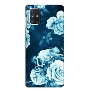 Чехлы (ART) Цветы на Samsung Galaxy M51 (VPrint) (Блактині бутони)