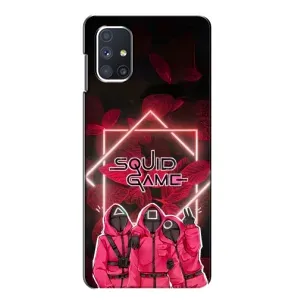Чехол Гра в кальмара для Samsung Galaxy M51 (Охранники Игра кальмара)