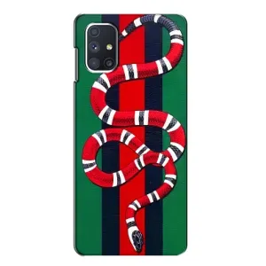 Чохли  GUCCI для Самсунґ Ґалаксі М51 (AlphaPrint) (Gucci змія)