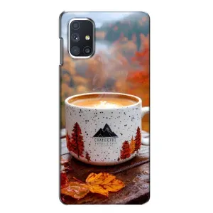 Чохол з унікальним дизайном 'Осінь з кавою' для Samsung Galaxy M51 (Кава на природі)