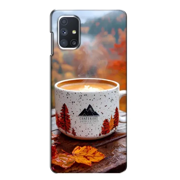 Чохол з принтом «Кава на природі» для Samsung Galaxy M51
