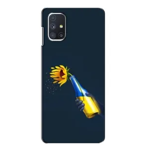 Чохол для Патріота України Samsung Galaxy M51 - (AlphaPrint) (Коктель молотова)