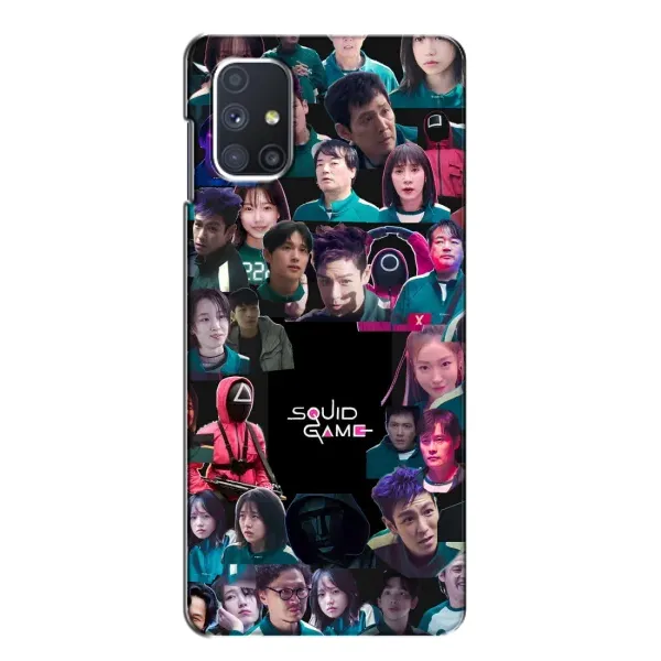 Чехол с принтом «Коллаж Игра кальмара» для Samsung Galaxy M51