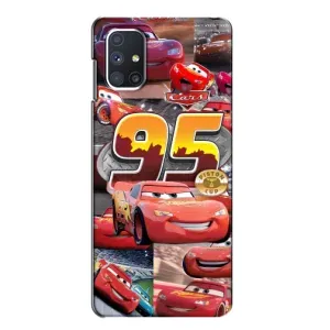 Силиконовый чехол Маквин для Samsung Galaxy M51 (Коллаж Молния Маквин)