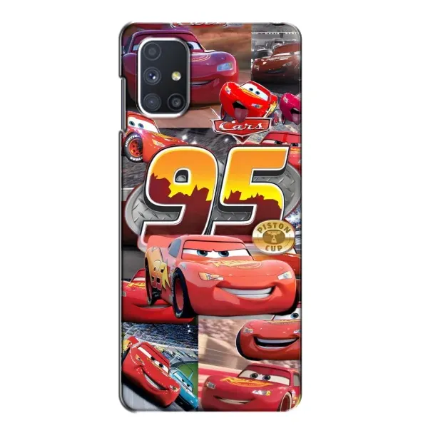 Чохол з принтом «Колаж Блискавка Маквін» для Samsung Galaxy M51