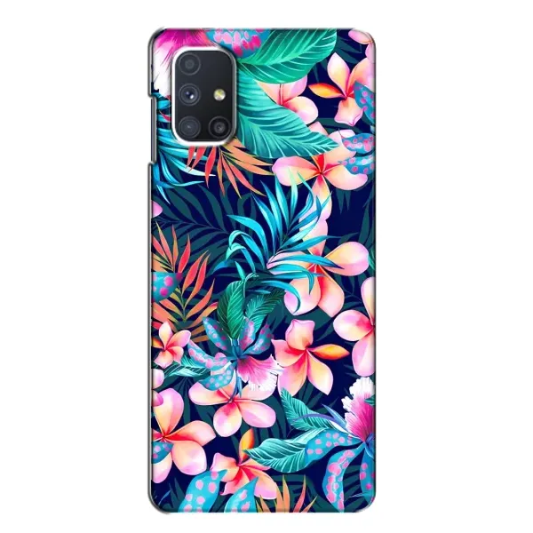 Чохол з принтом «Мальовничі квіти» для Samsung Galaxy M51