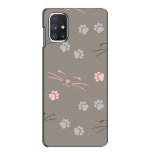 Чохол з малюнком кіт на Samsung Galaxy M51 (Лапи і вуса)