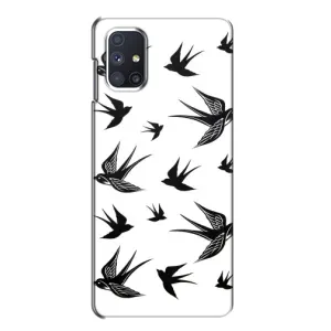 Чохол з пташками на Samsung Galaxy M51 (VPrint) (Ластівки)