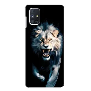 Чохол з картинкою 'Хижаки' для Samsung Galaxy M51 (Лев у темряві)