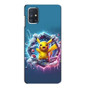 Чохол з Пікачу на Samsung Galaxy M51 (Лого Пікачу)