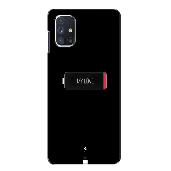 Чехол с принтом «Love battery» для Samsung Galaxy M51