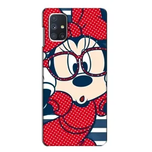Міккі Маус чохол для Samsung Galaxy M51 (AlphaPrint - Мультяшні) (Маус в окулярах)