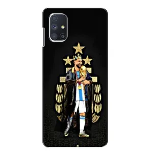 Чохли для Samsung Galaxy M51 (Leo чемпіон) (AlphaPrint) (Мессі Король)