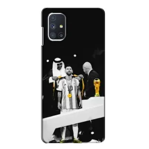 Чохли для Samsung Galaxy M51 (Leo чемпіон) (AlphaPrint) (Мессі коронований)