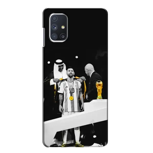 Чохол з принтом «Мессі коронований» для Samsung Galaxy M51