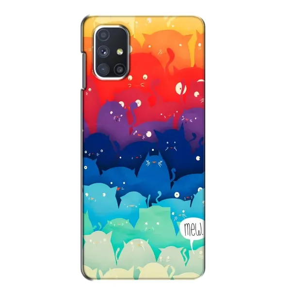 Чехол с принтом «Mew» для Samsung Galaxy M51 Чехол с принтом «Mew» для Samsung Galaxy M51