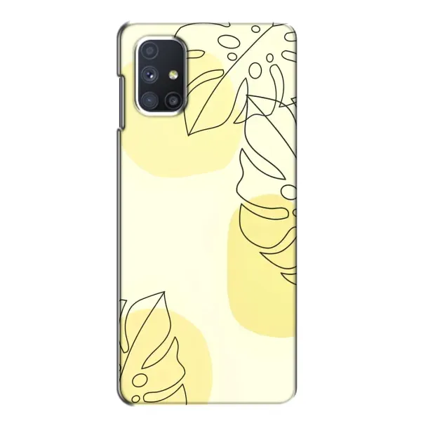 Чохол з принтом «Жовта монстера арт» для Samsung Galaxy M51