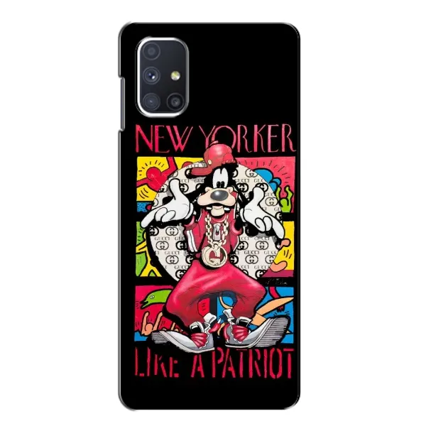 Чехол с принтом «Мультяшный Волк» для Samsung Galaxy M51 Чехол с принтом «Мультяшный Волк» для Samsung Galaxy M51