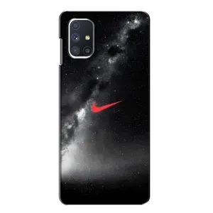 Чохол для Samsung Galaxy M51 - з принтом Найк (AlphaPrint) (Найк червоний)
