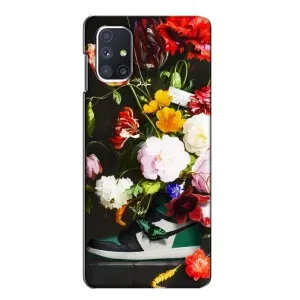 Бренднові Чохли для Samsung Galaxy M51 - (PREMIUMPrint) (Nike цветы)