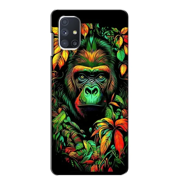 Чехол с принтом «Обезьяна в тропиках» для Samsung Galaxy M51