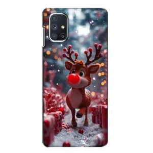 Яскравий чохол для Samsung Galaxy M51 з Зимові Оленята (Олень серед подарунків)