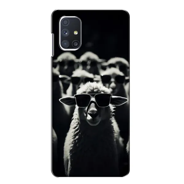 Чохол з принтом «Овечка в окулярах» для Samsung Galaxy M51