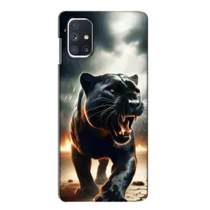 Чохол з картинкою 'Хижаки' для Samsung Galaxy M51 (Чорна пантера)