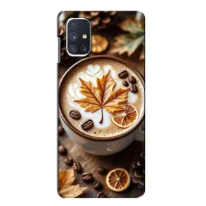 Чохол з унікальним дизайном 'Осінь з кавою' для Samsung Galaxy M51 (Пряна кава)