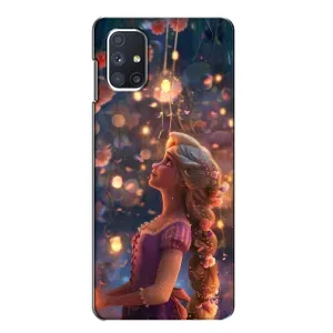 Чехол Рапунцель для Samsung Galaxy M51 (Рапунцель фонарики)