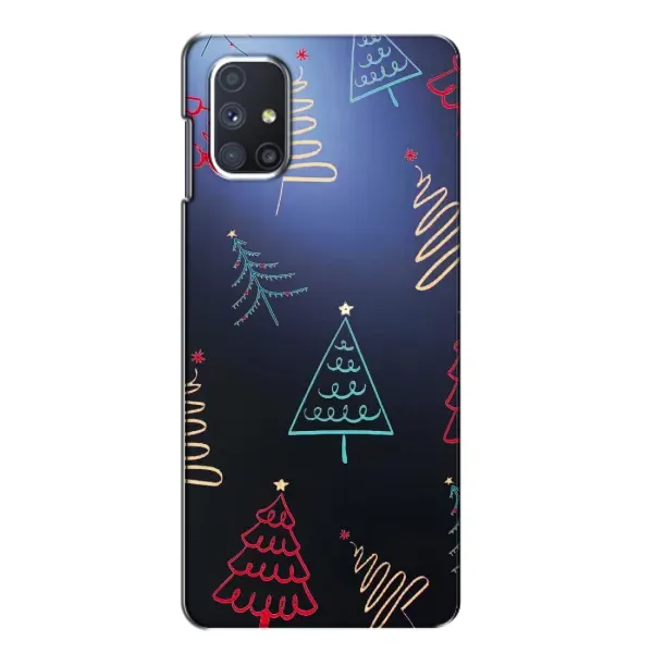Чехол с принтом «Рождественские елки» для Samsung Galaxy M51