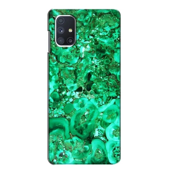 Чехол с принтом «Салатный Мрамор» для Samsung Galaxy M51 Чехол с принтом «Салатный Мрамор» для Samsung Galaxy M51