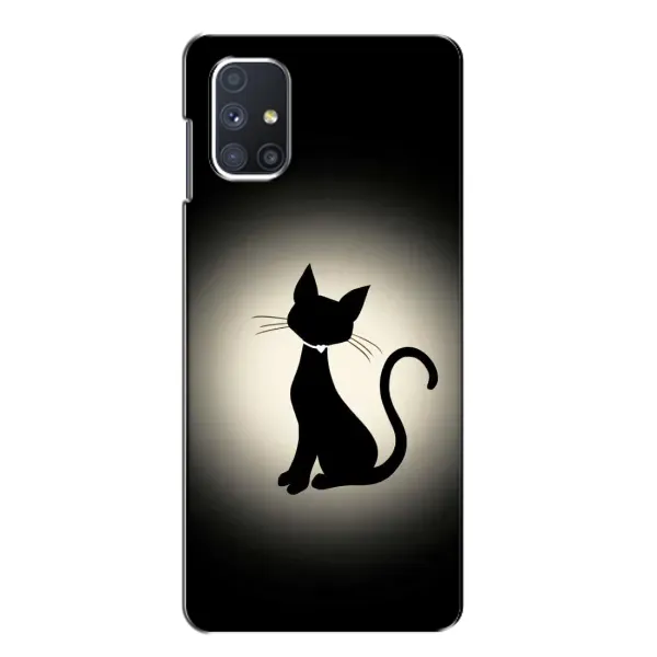 Чохол з принтом «Силует котика» для Samsung Galaxy M51