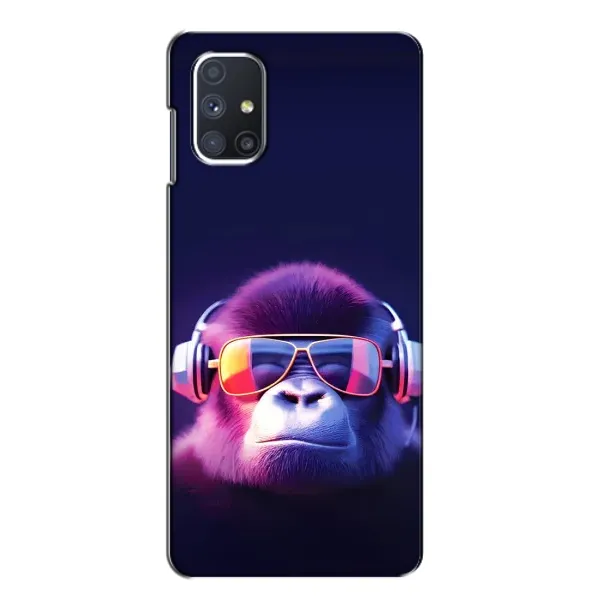 Чехол с принтом «Стильная обезьяна» для Samsung Galaxy M51