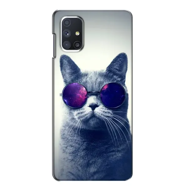 Чохол з принтом «Стильний кіт» для Samsung Galaxy M51