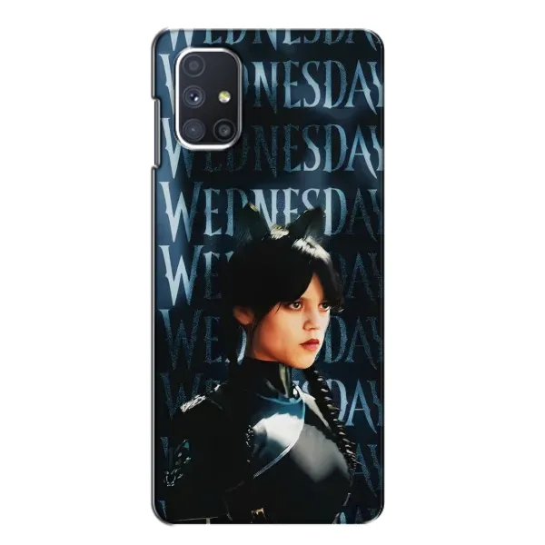 Чехол с принтом «Уэнздей кошка» для Samsung Galaxy M51 Чехол с принтом «Уэнздей кошка» для Samsung Galaxy M51
