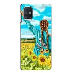 Чохол для Патріота України Samsung Galaxy M51 - (AlphaPrint) (Україночка)