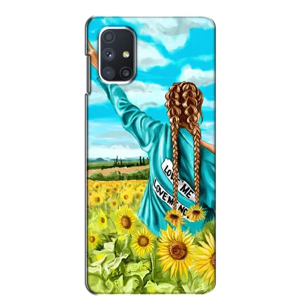 Чохол з принтом «Україночка» для Samsung Galaxy M51 Чохол з принтом «Україночка» для Samsung Galaxy M51