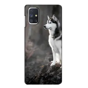 Чохол з Хаскі Samsung Galaxy M51 - (AlphaPrint) (Вірний собака)
