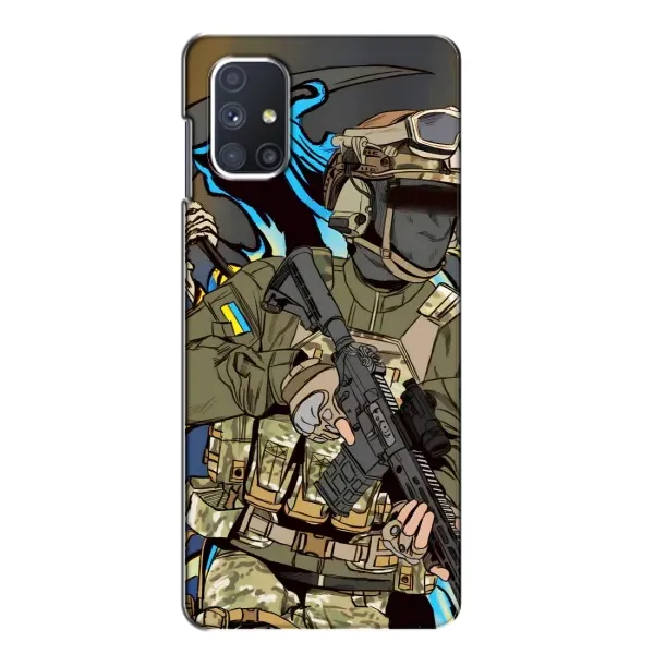 Чехол с принтом «Воин ВСУ» для Samsung Galaxy M51