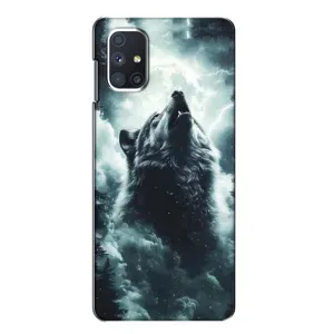 Чохол з картинкою 'Хижаки' для Samsung Galaxy M51 (Вовк у хмарах)