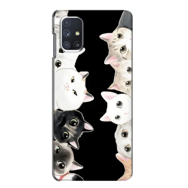 Чехол с принтом «Взгляд котов» для Samsung Galaxy M51 Чехол с принтом «Взгляд котов» для Samsung Galaxy M51